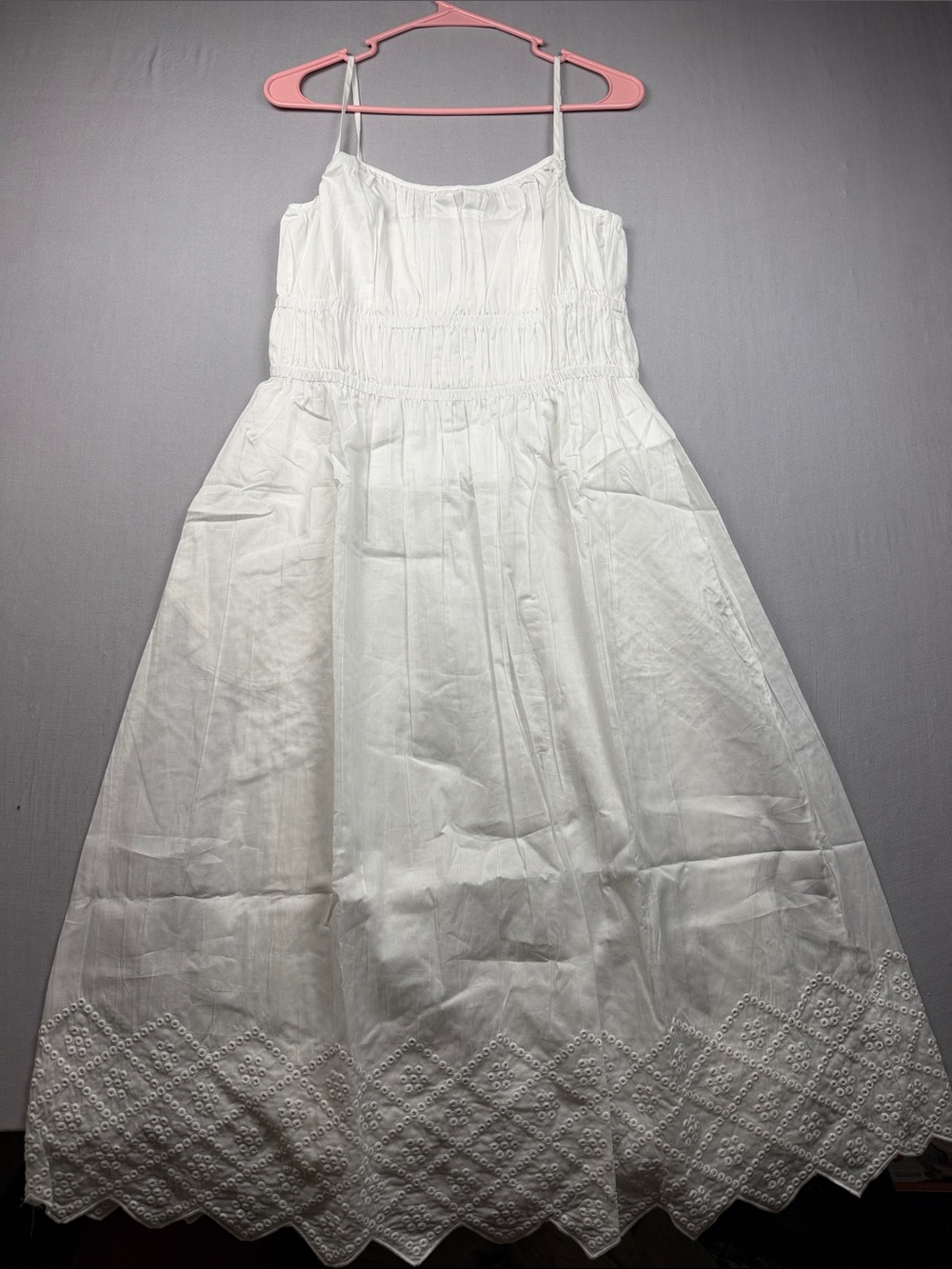 La Blanca Crinkle Collective Midi Dress in White